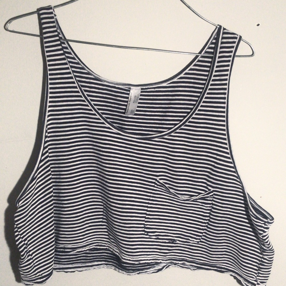 American Apparel cropped tank